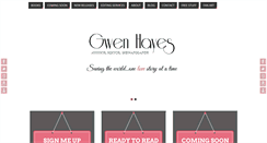 Desktop Screenshot of gwenhayes.com